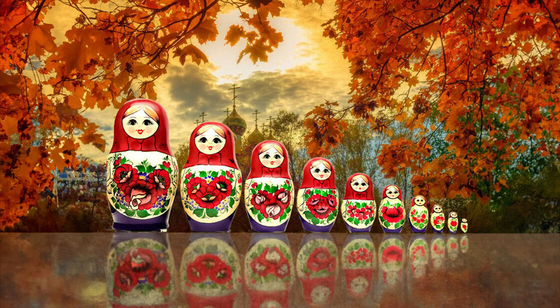 Traditionele poppensets