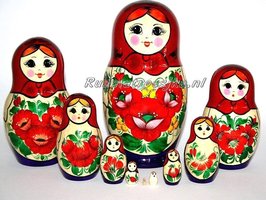 UITVERKOCHT Traditionele Matroesjka &#039;Souvenir&#039;, 10-delig