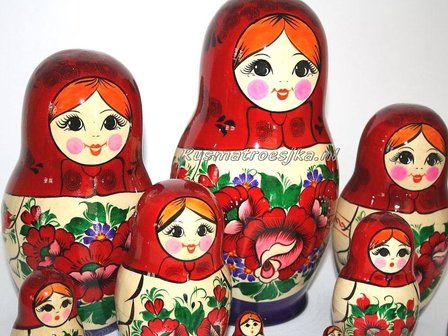UITVERKOCHT Traditionele Matroesjka &#039;Souvenir&#039;, 12-delig