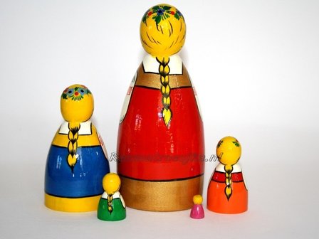Matroesjka &#039;Khorovod&#039;, 5-delig