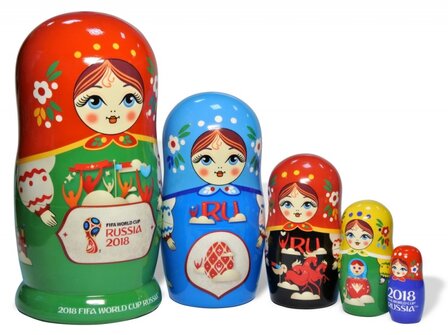 Matroesjka World Cup 2018 FIFA, 5-delig