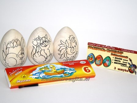 Paaseieren set, 3-delig