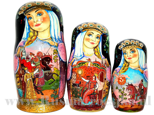 Exclusieve Matroesjka-sprookje 'Het verhaal van de dode prinses', 10-delig