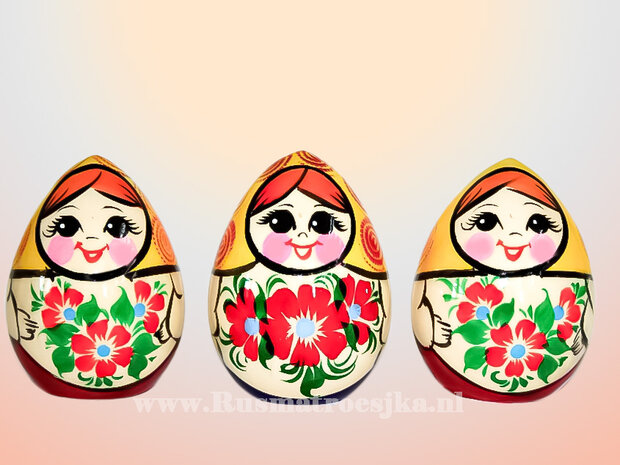 Matroesjka-ei in assortiment, 1-delig