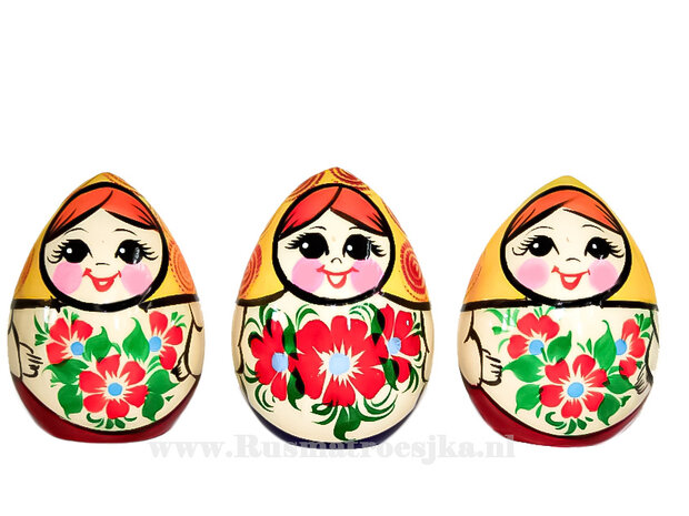 Matroesjka-ei in assortiment, 1-delig