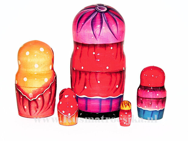 Matroesjka 'Vanya', 5-delig