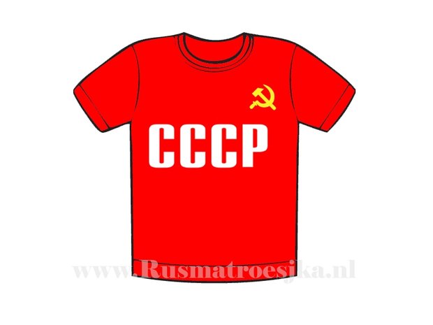 CCCP USSR T-shirt heren
