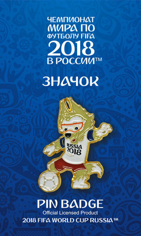 Speldje wolf Zabivaka FIFA WK Rusland 2018