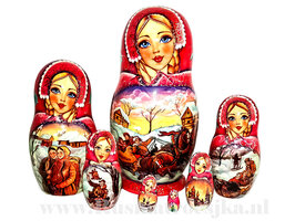 Matroesjka 'Trojka', 7-delig